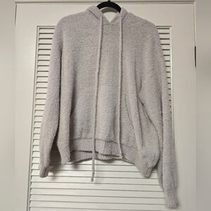 Cotton Candy LA - Oversized Cozy Fuzzy Sweater With Pocket & Hood